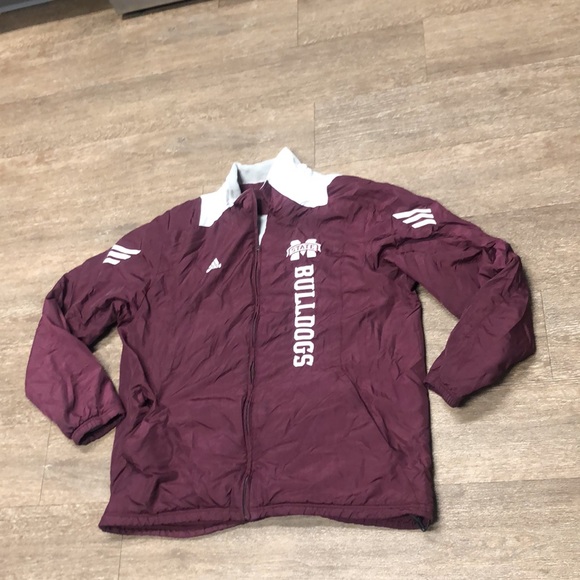 ⬇️⭐️ adidas Mississippi State University Collegiate Men’s Windbreaker Jacket - Picture 4 of 13